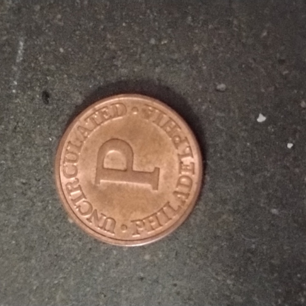 US mint uncirculated philadelphia penny